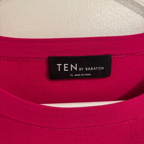 Babaton XL Pink Crop Sweater - Picture 3 of 5